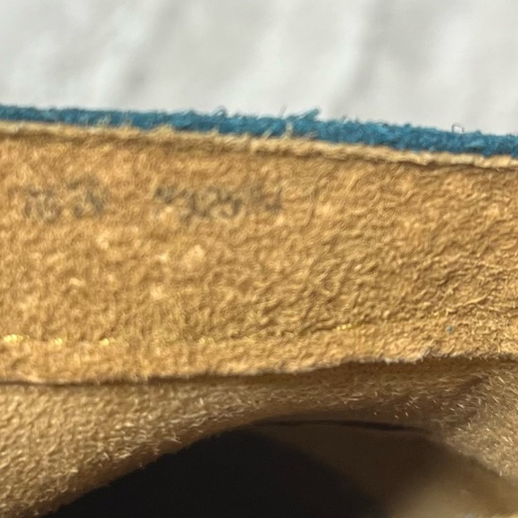 Born Temple II dark teal leather ankle boots women’s 11 - Picture 6 of 7